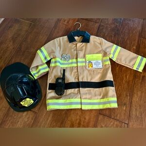 Melissa and Doug OS Firefighter dress up (Jacket and hat) - great condition!